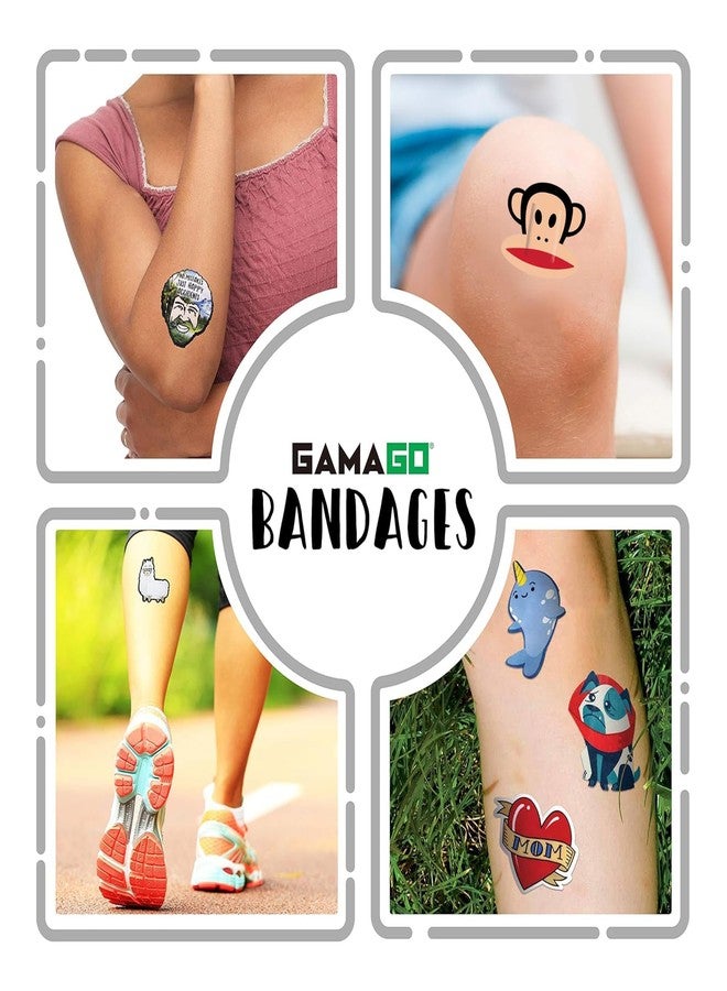 GAMAGO Paul Frank Julius Shaped Bandages Kids & Kidults - Set of 20 Individually Wrapped Self Adhesive Bandages - Sterile, Latex-Free & Easily Removable - Funny Gift & First Aid Addition - Image 4